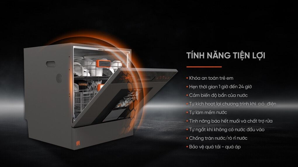 Máy rửa chén độc lập Junger Leopard DWJ-103