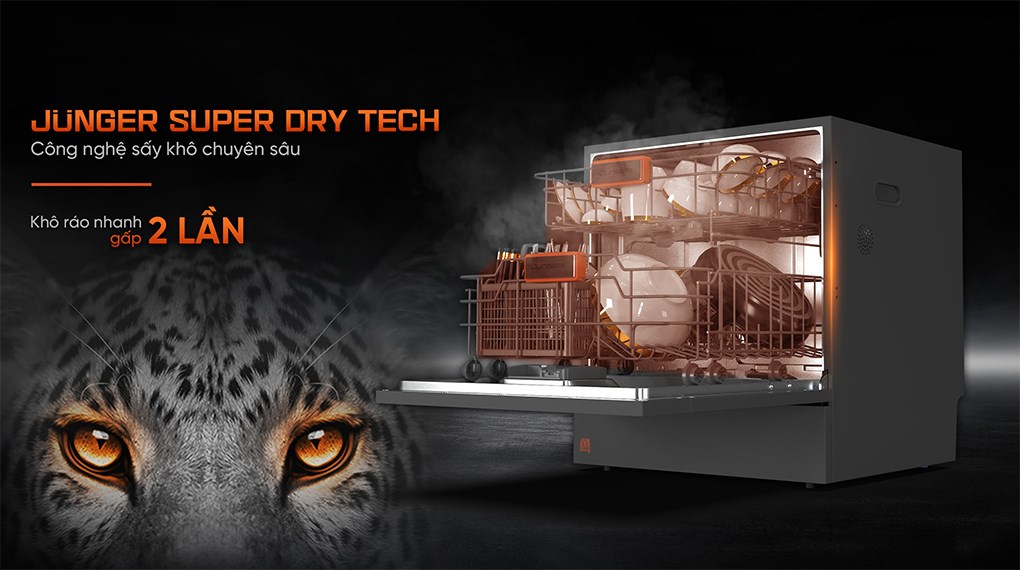 Máy rửa chén độc lập Junger Leopard DWJ-103