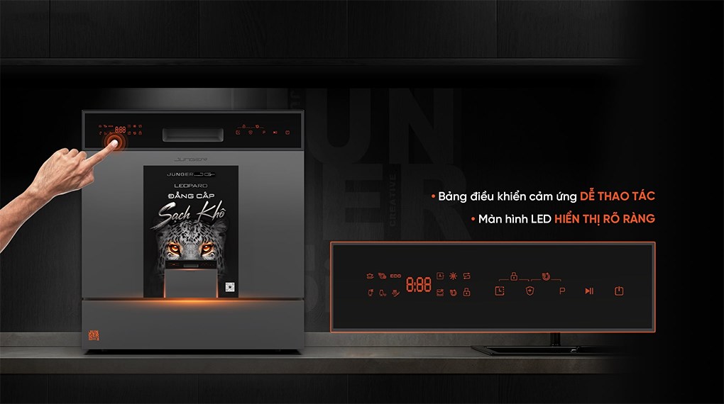 Máy rửa chén độc lập Junger Leopard DWJ-103