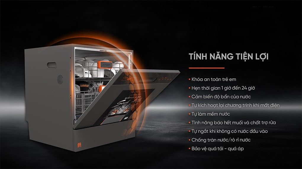 Máy rửa chén độc lập Junger Leopard DWJ-103