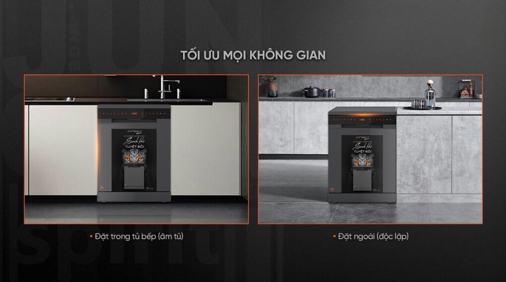 Máy rửa chén độc lập Junger Leopard DWJ-143