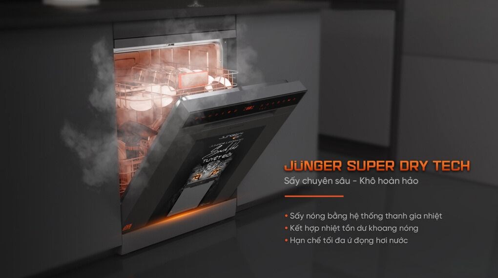 Máy rửa chén độc lập Junger Leopard DWJ-143