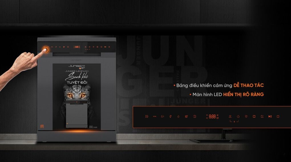 Máy rửa chén độc lập Junger Leopard DWJ-143