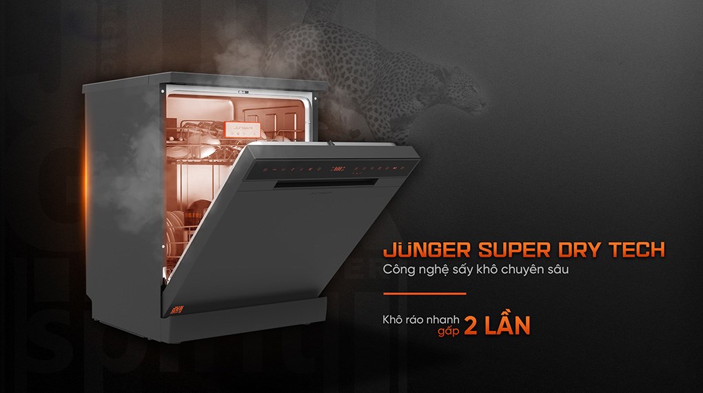 Máy rửa chén độc lập Junger Leopard DWJ-143