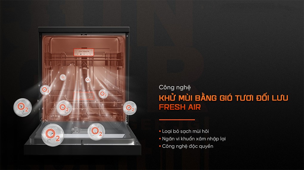 Máy rửa chén độc lập Junger Leopard DWJ-143