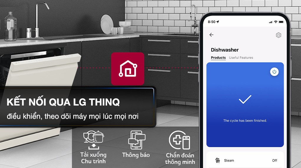 Máy rửa chén độc lập LG LDT14BGA3