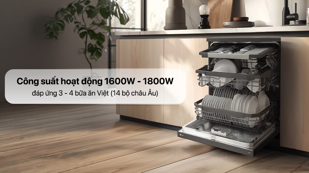 Máy rửa chén độc lập LG LDT14BLA4
