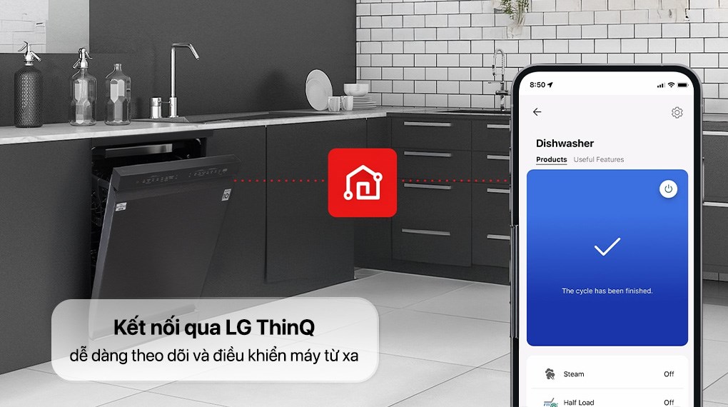 Máy rửa chén độc lập LG LDT14BLA4