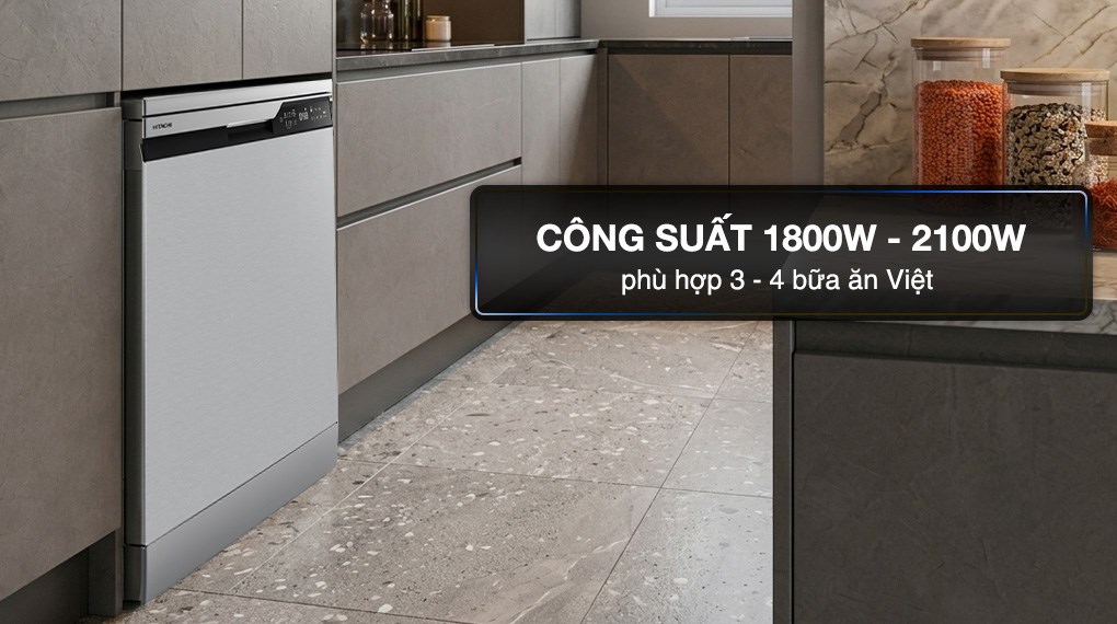 Máy rửa chén độc lập Hitachi HDF-F146VX