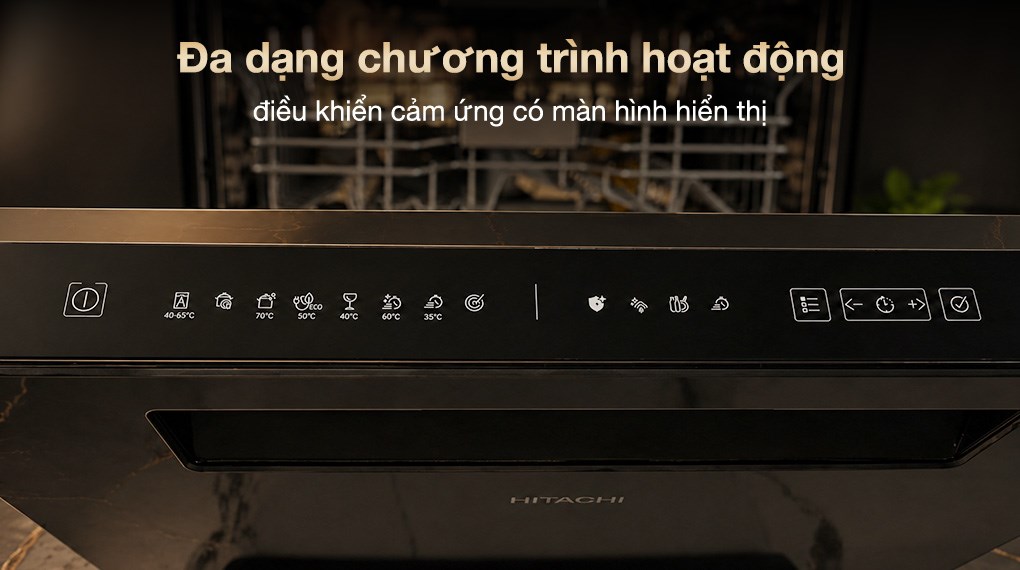 Máy rửa chén độc lập Hitachi HDF-F158CVGB