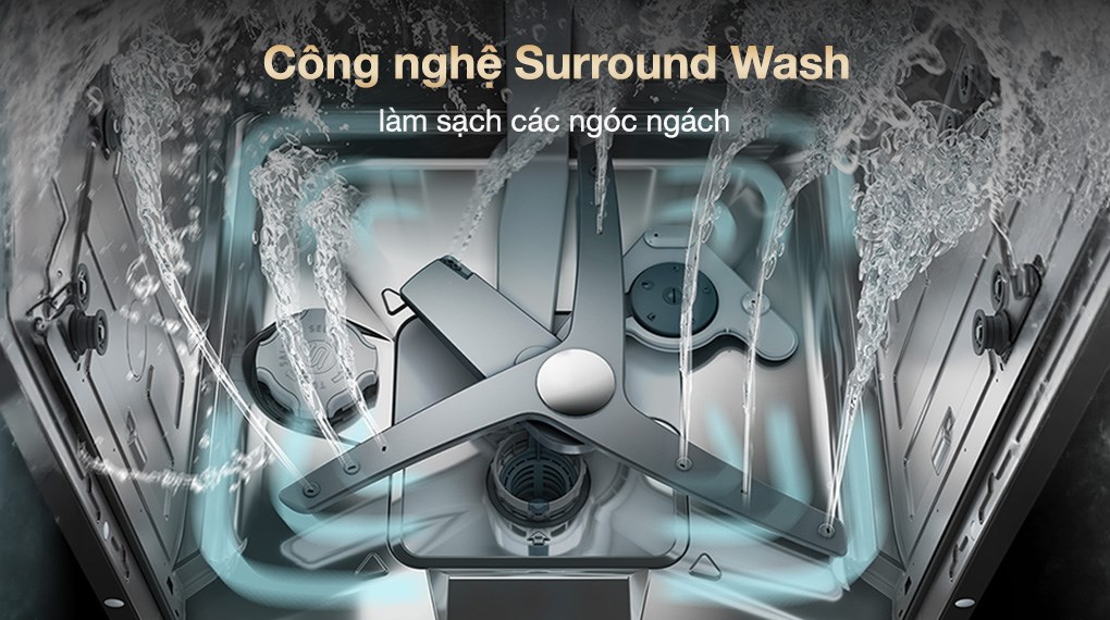 Máy rửa chén độc lập Hitachi HDF-F158CVGB