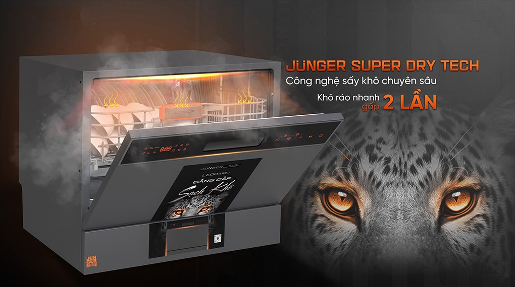 Máy rửa bát mini Junger Leopard DWJ-063