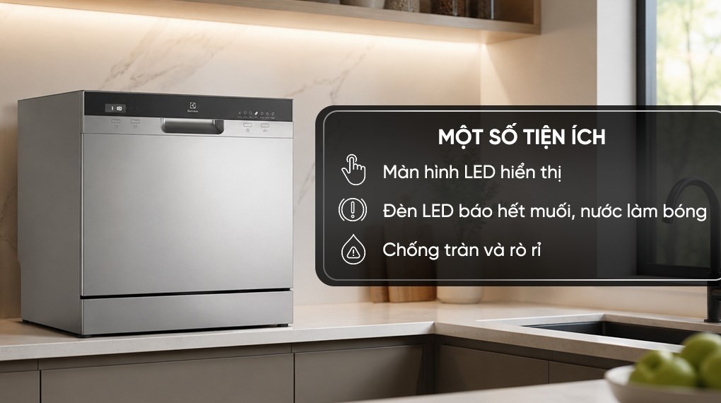Máy rửa chén mini Electrolux EFC3862MS