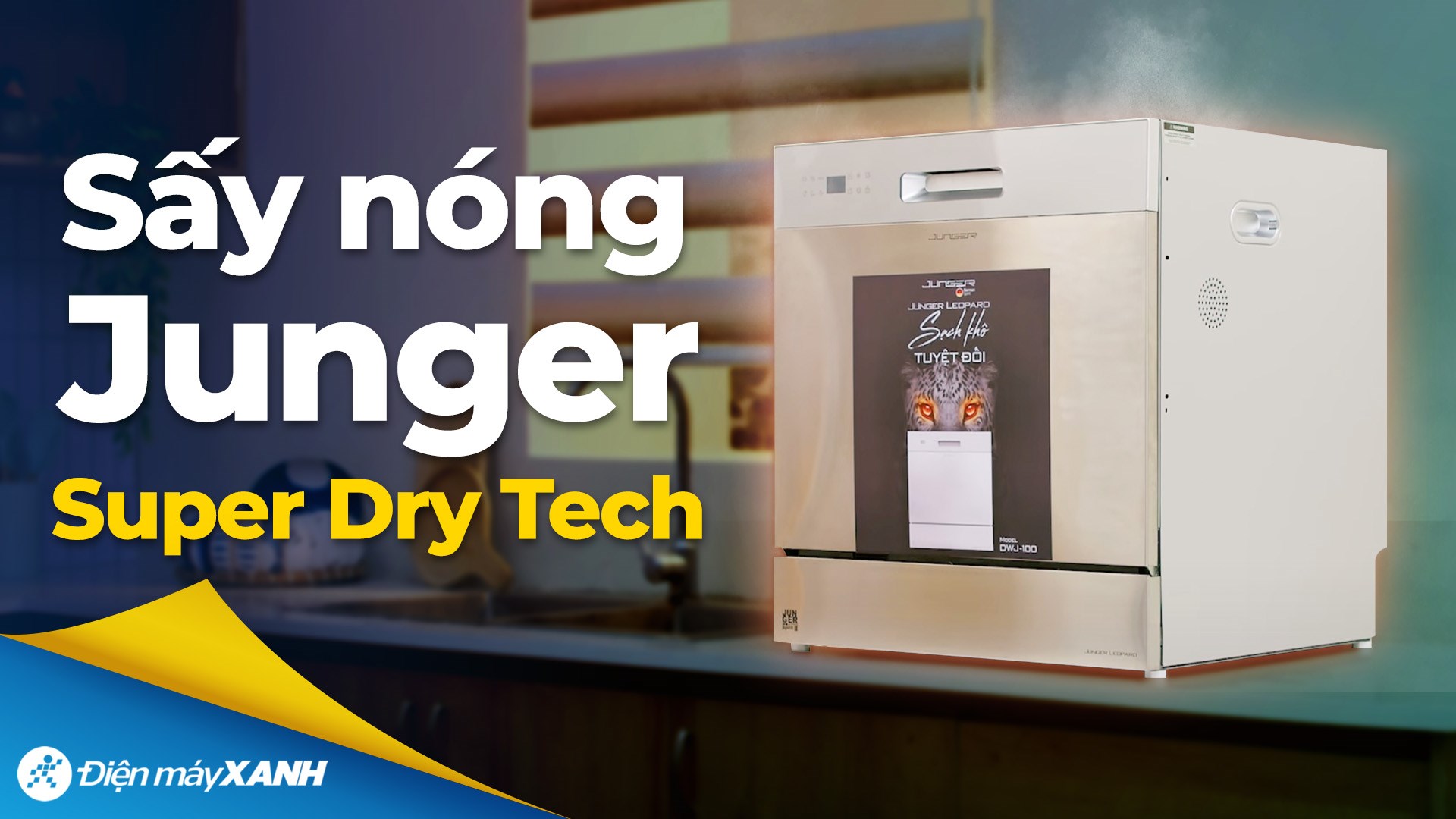 Máy rửa chén độc lập Junger Leopard DWJ-100