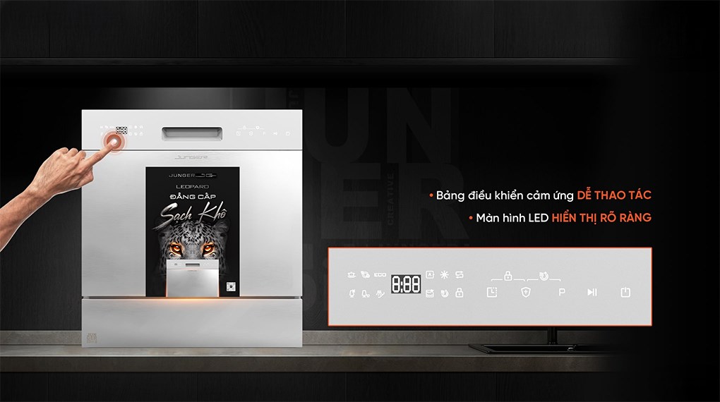 Máy rửa chén độc lập Junger Leopard DWJ-100