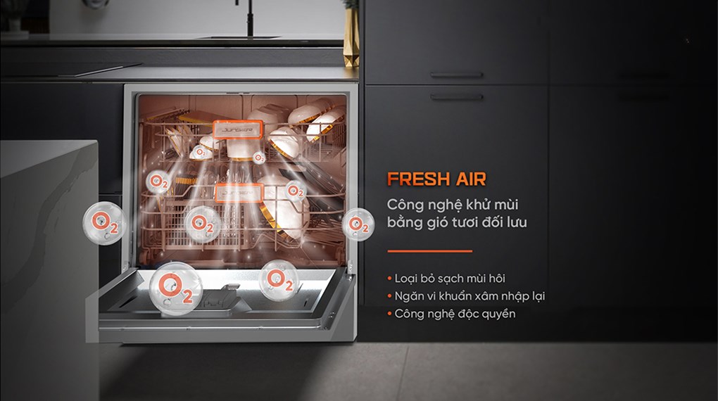 Máy rửa chén độc lập Junger Leopard DWJ-100