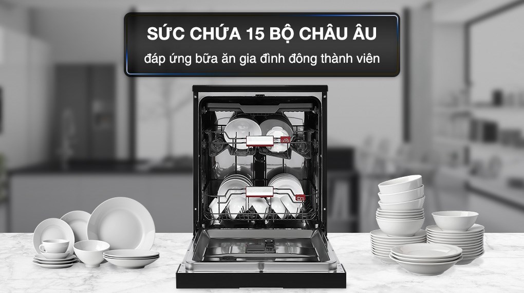 Máy rửa chén độc lập Toshiba DW-15F9(B)-VN