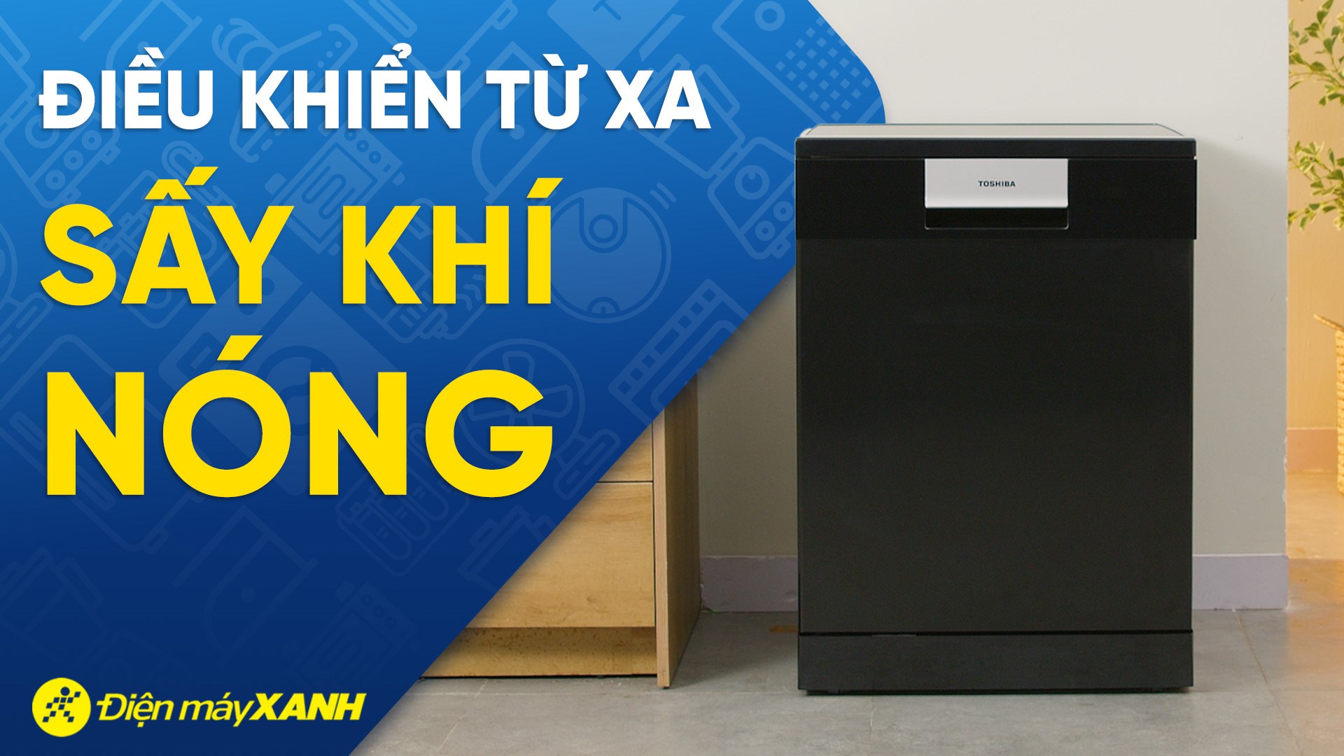 Máy rửa chén độc lập Toshiba DW-15F8(B)-VN