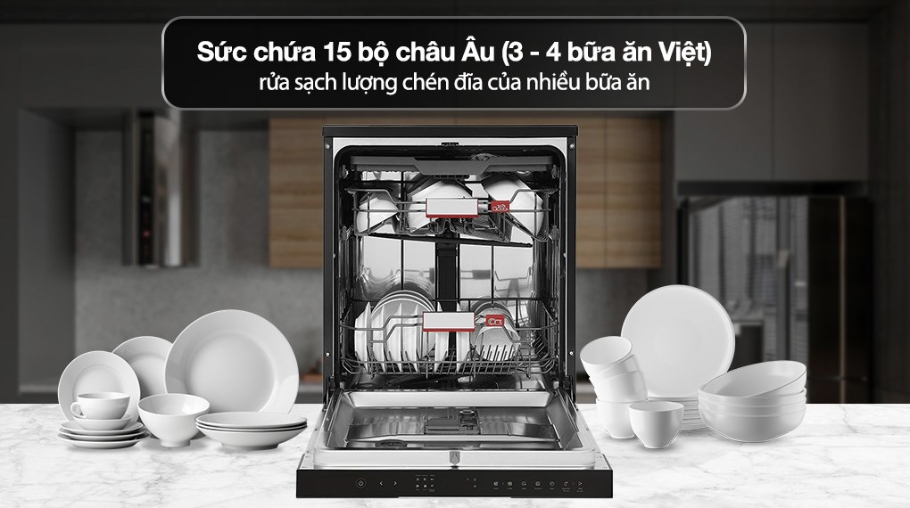 Máy rửa chén độc lập Toshiba DW-15F8(B)-VN