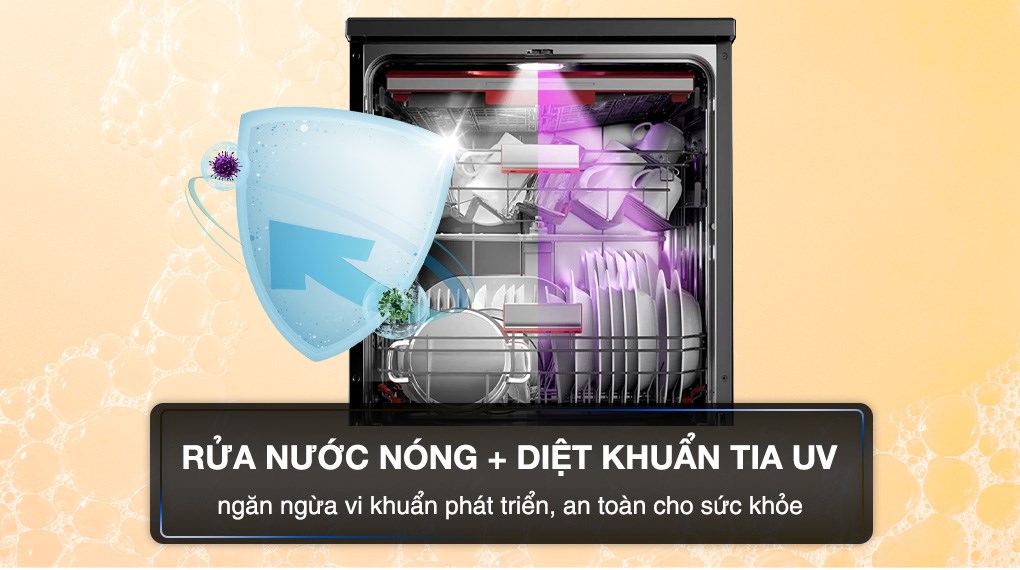 Máy rửa chén độc lập Toshiba DW-15F7(G)-VN