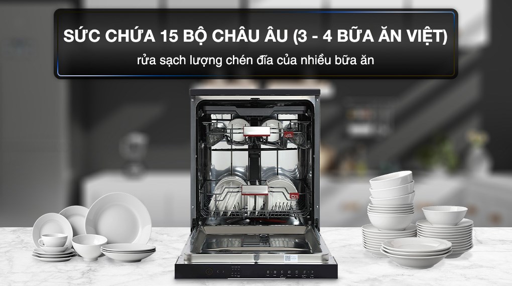 Máy rửa chén độc lập Toshiba DW-15F7(G)-VN