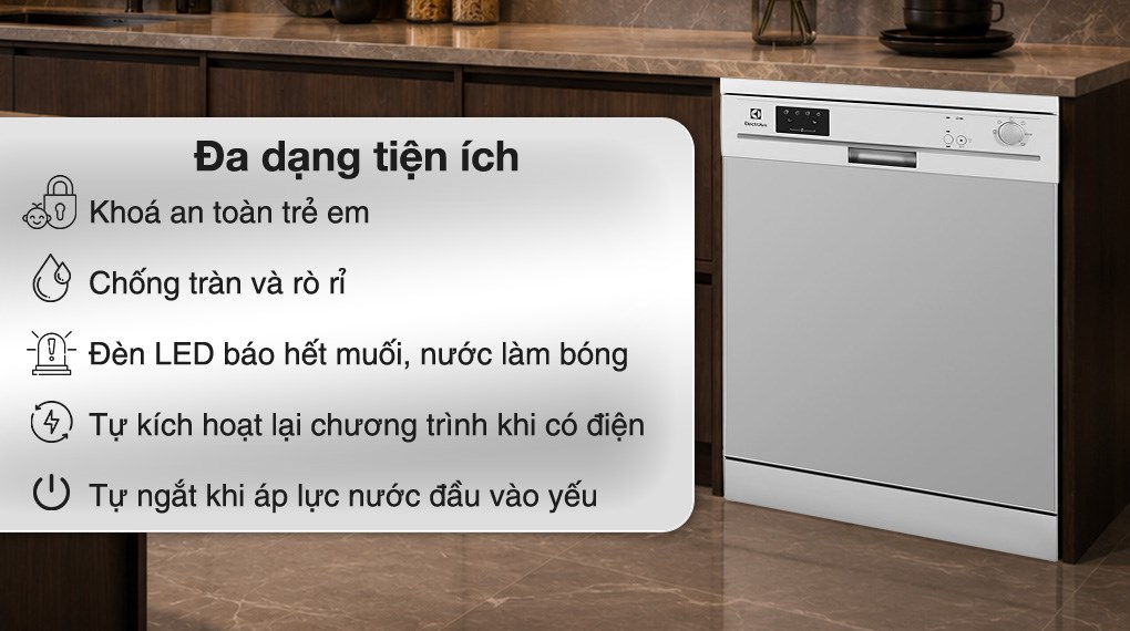 Máy rửa chén độc lập Electrolux EFF1360VSA