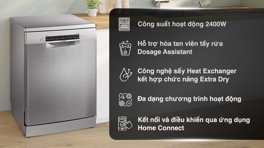 Máy rửa chén độc lập Bosch SMS4HVI00E