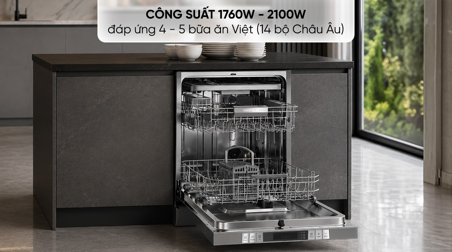 Máy rửa chén độc lập Hafele HDW-F602TS (535.29.551)