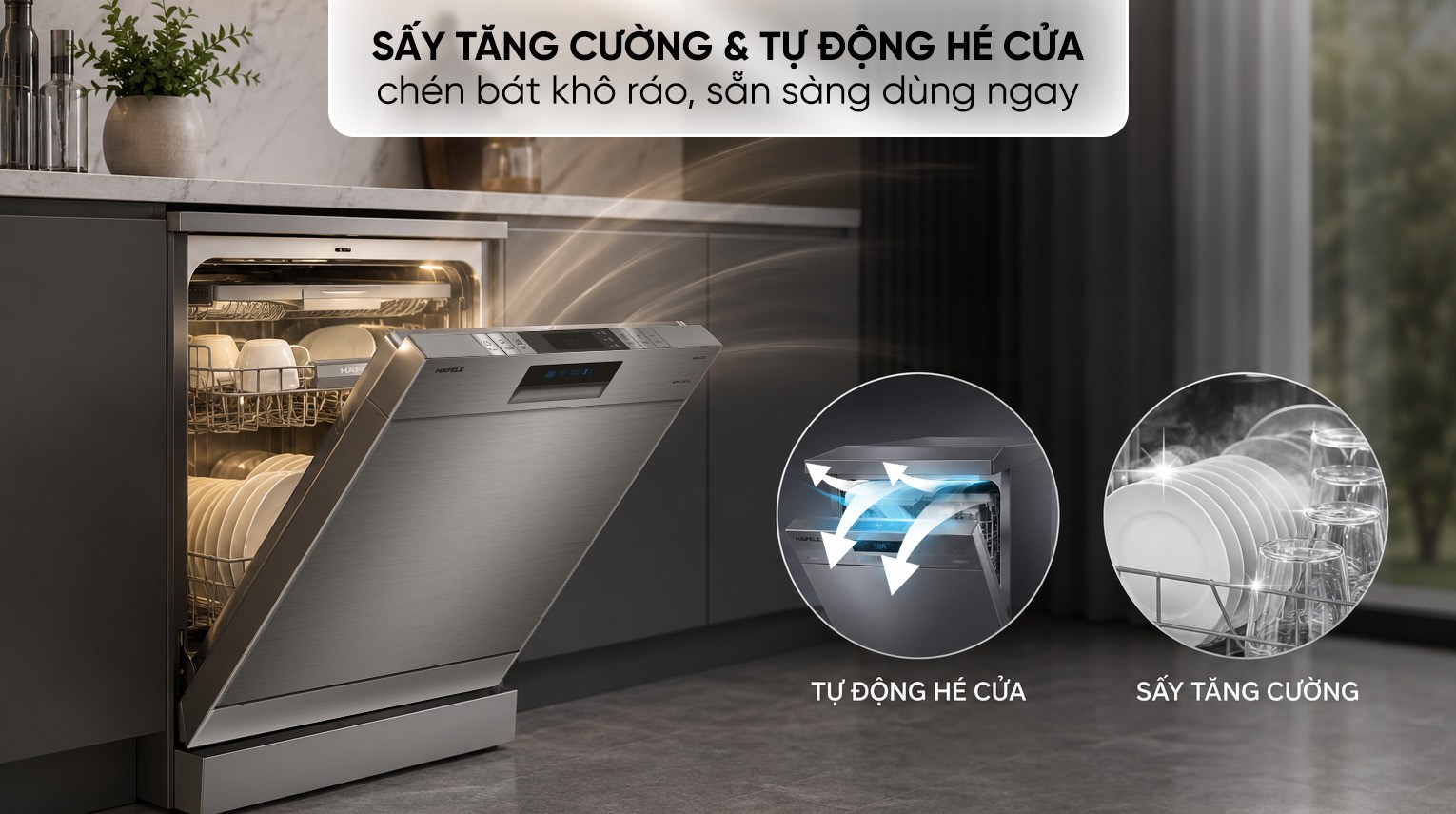 Máy rửa chén độc lập Hafele HDW-F602TS (535.29.551)