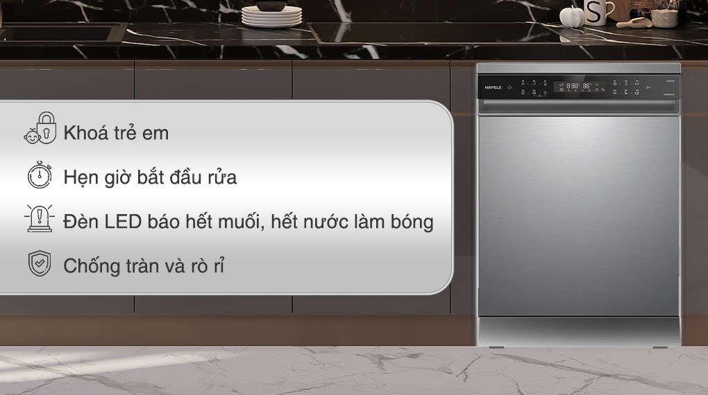 Máy rửa chén độc lập Hafele HDW-F6012S (535.29.671)