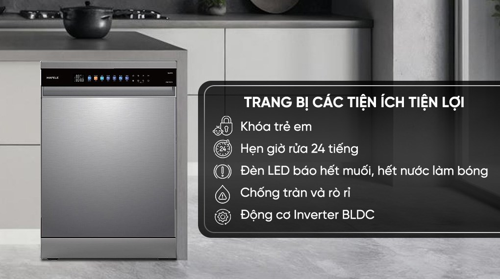 Máy rửa chén độc lập Hafele HDW-F6053S (535.29.702)