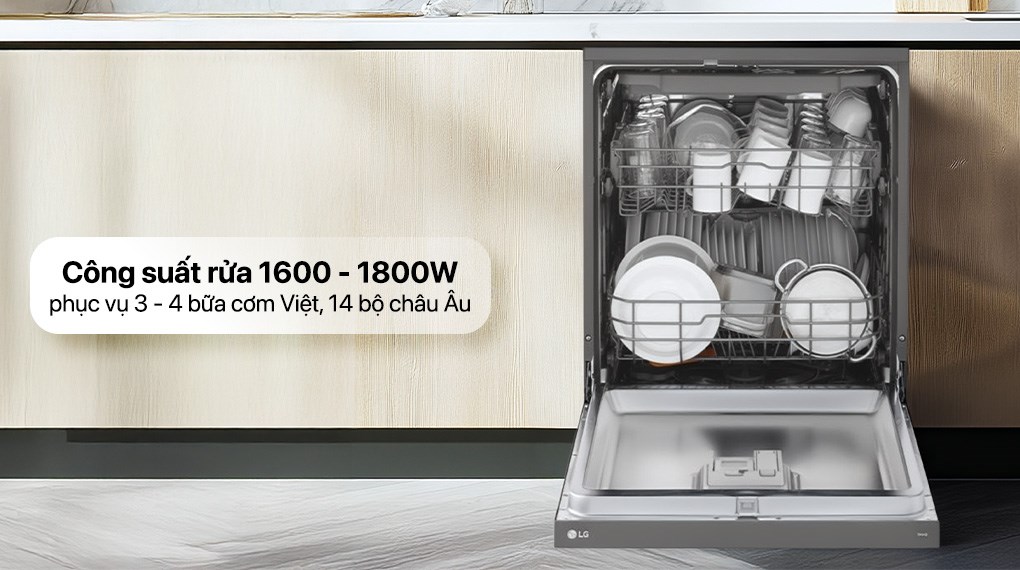Máy rửa chén độc lập LG LDN14BLA5