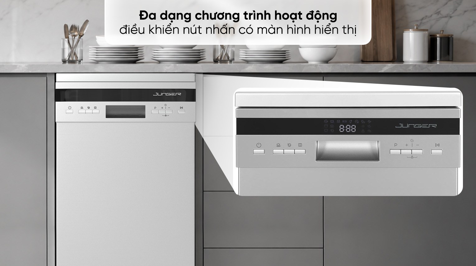 Máy rửa chén độc lập Junger DWJ-450