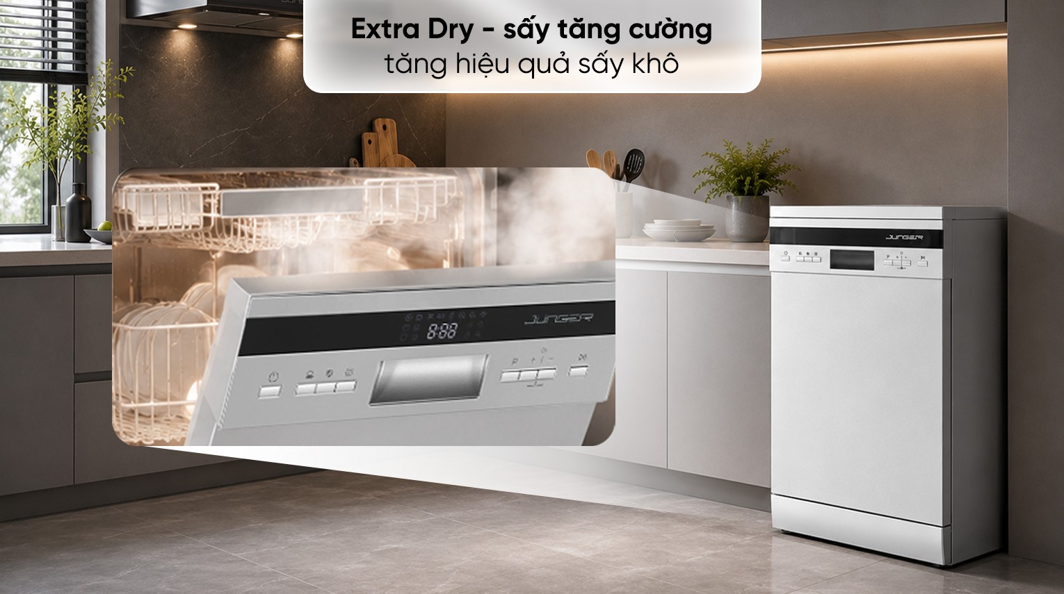 Máy rửa chén độc lập Junger DWJ-450