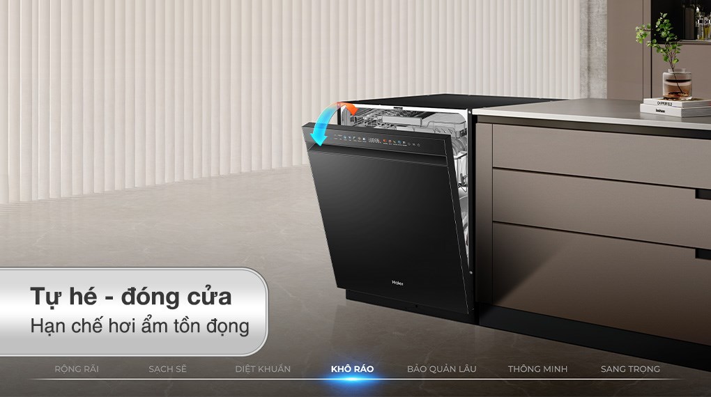 Máy rửa chén độc lập Haier HDWA18-686BK5VN