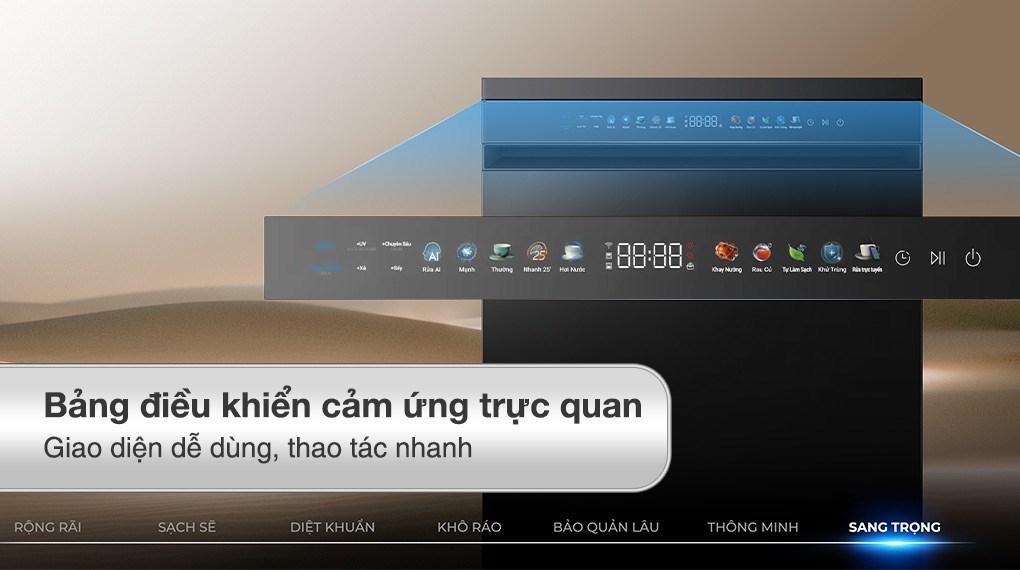 Máy rửa chén độc lập Haier HDWA18-686BK3VN