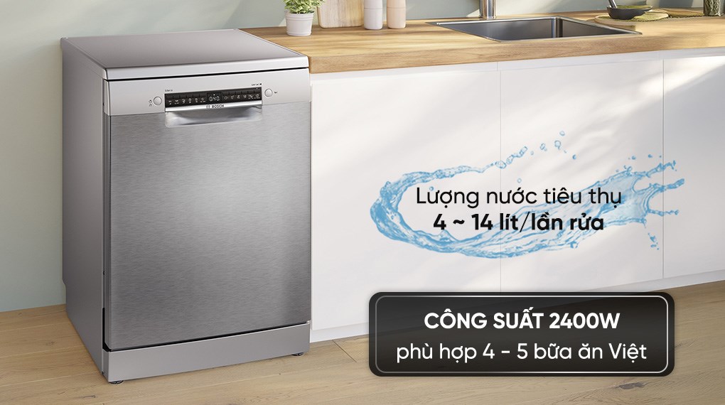 Máy rửa chén độc lập Bosch SMS4EVI04E