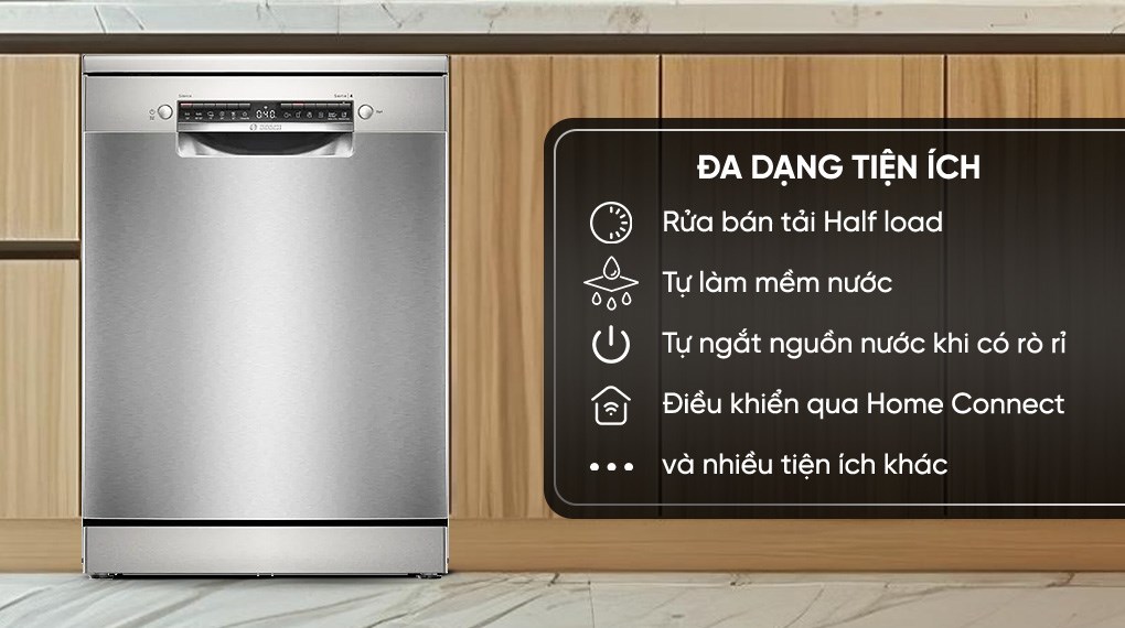 Máy rửa chén độc lập Bosch SMS4EVI04E