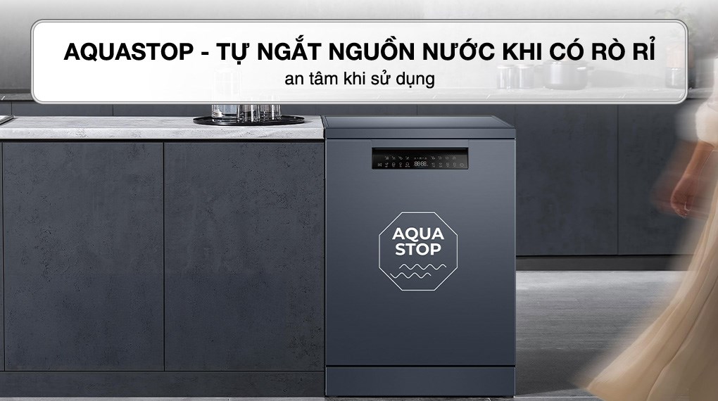 Máy rửa chén độc lập Haier HDWE16-66BK6VN