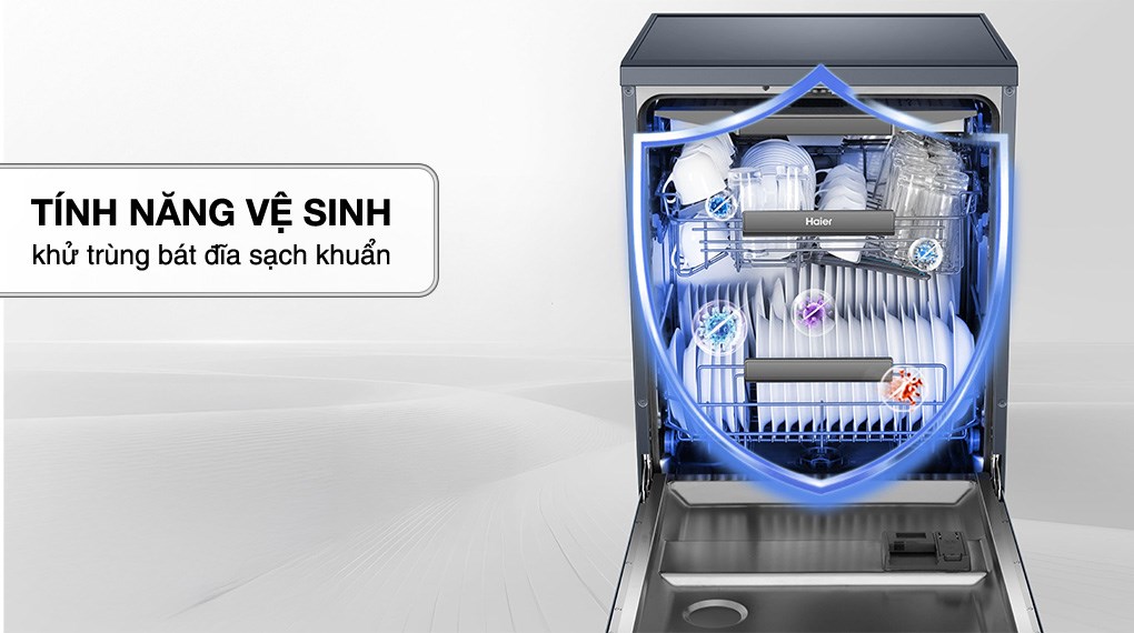 Máy rửa chén độc lập Haier HDWE16-66BK6VN