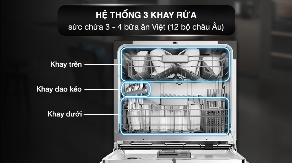 Máy rửa chén độc lập Comfee CDW-10F60TB