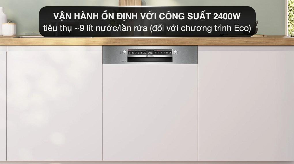Máy rửa chén âm tủ Bosch SMI4EVS08E