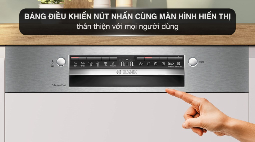 Máy rửa chén âm tủ Bosch SMI4EVS08E