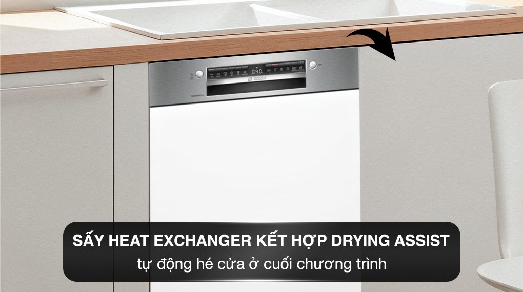 Máy rửa chén âm tủ Bosch SMI4EVS08E
