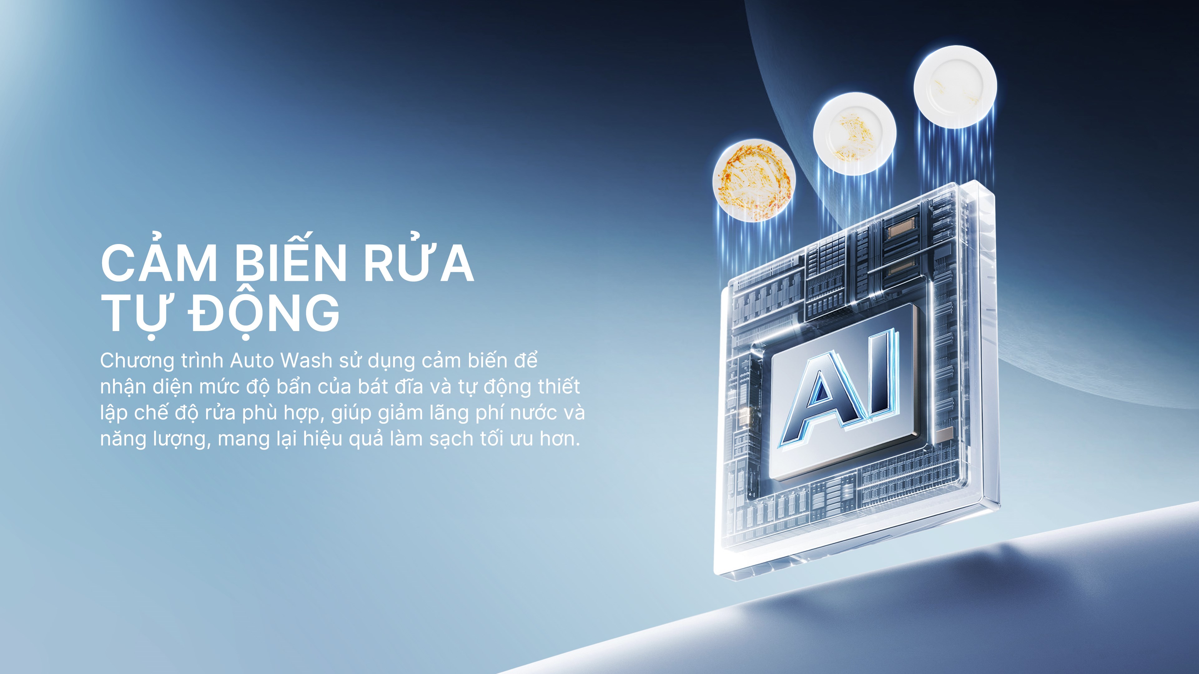 Máy rửa chén độc lập Aqua ADWA15-686BK2VN