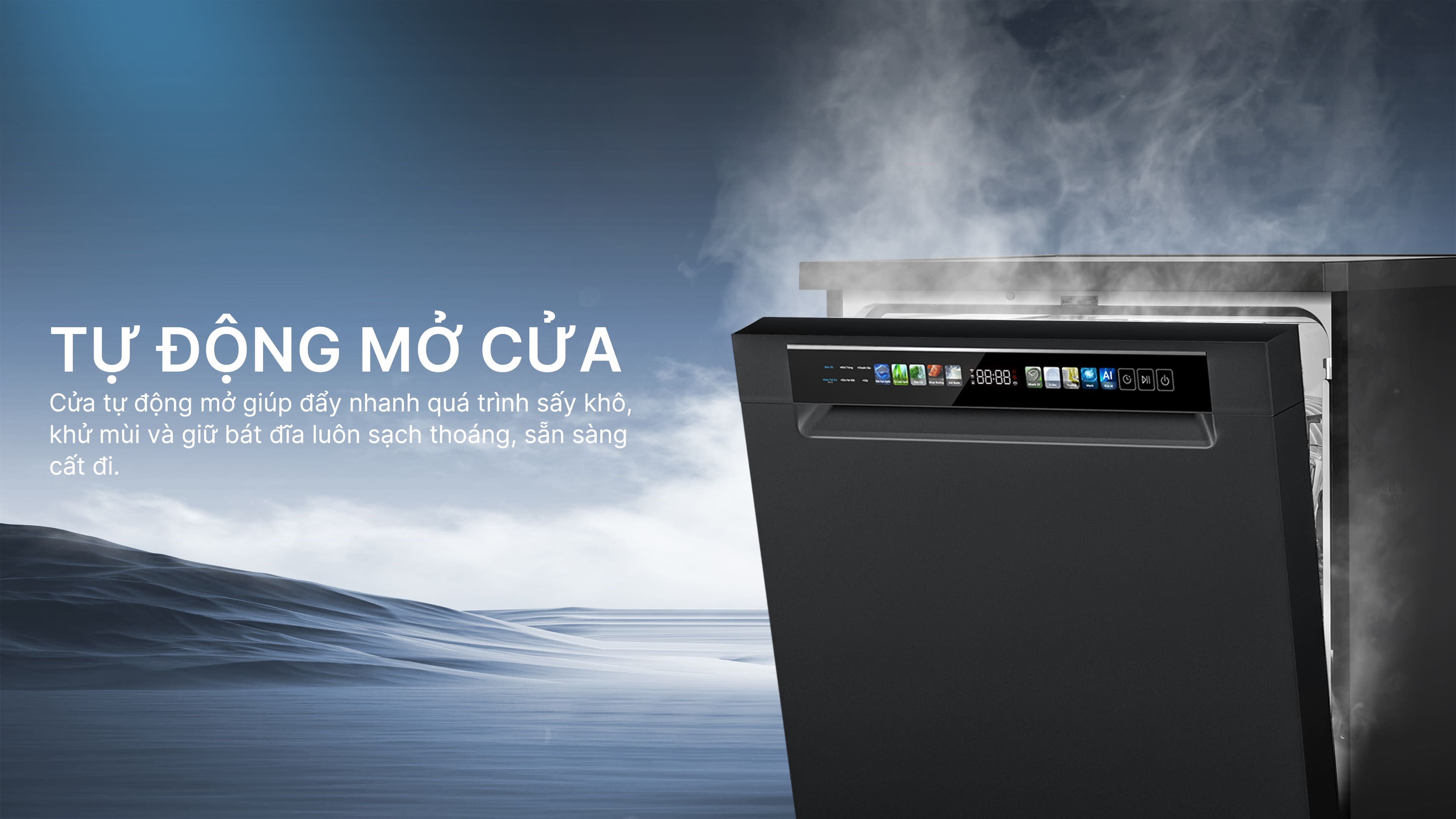 Máy rửa chén độc lập Aqua ADWA15-686BK3VN - 8
