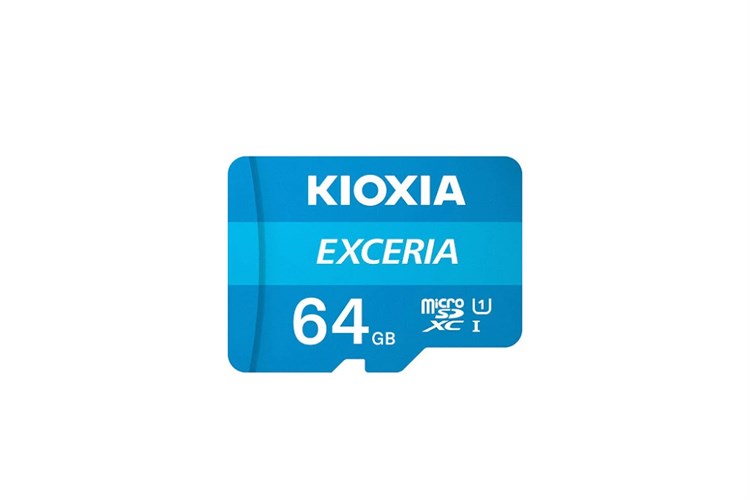 Thẻ nhớ Kioxia MicroSD 64GB Class 10_U1 Màu Xanh Dương