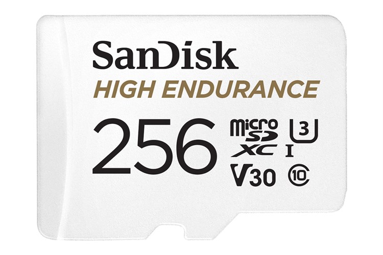 Thẻ nhớ chuyên Camera Sandisk MicroSD 256GB class 10_U3 Màu Trắng