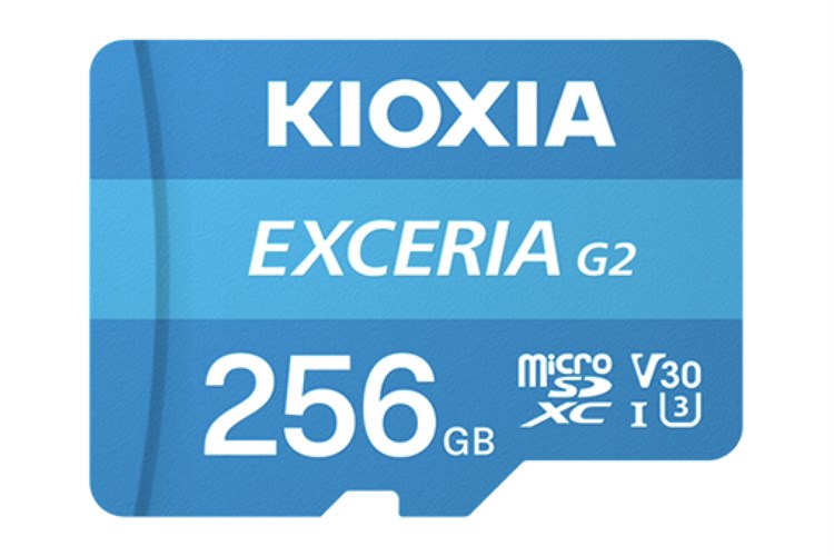 Thẻ nhớ chuyên Camera Kioxia MicroSD 256GB class 10_U3 Màu Xanh