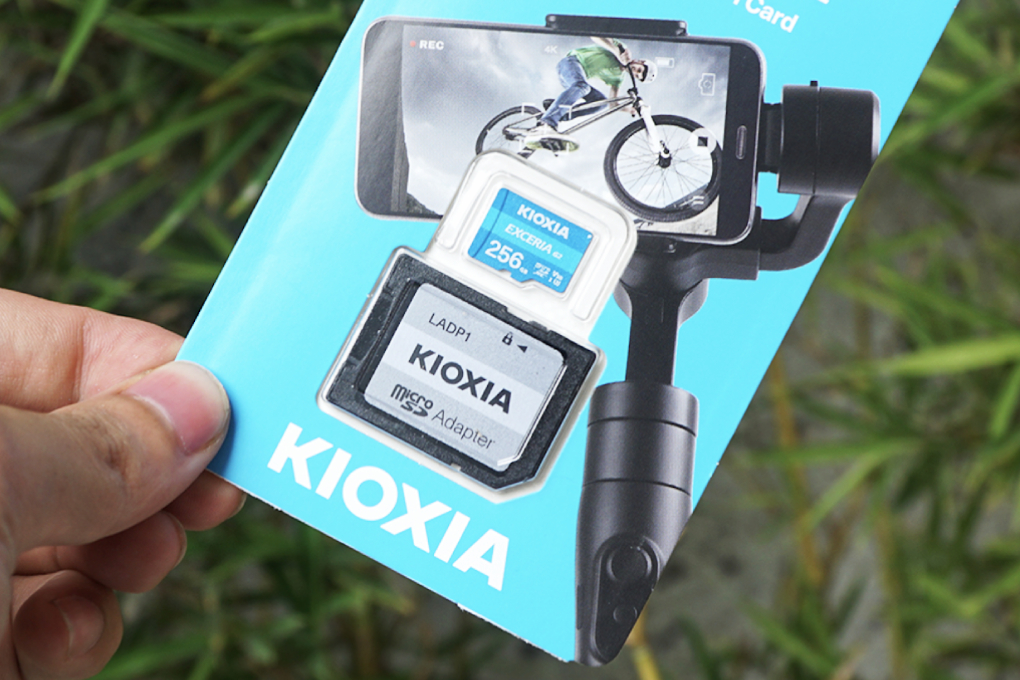 Thẻ nhớ chuyên Camera Kioxia MicroSD 256GB class 10_U3 Màu Xanh